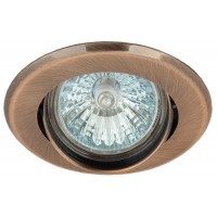 Луна RL HL406RAB MR16 GX5.3 max.7W LED алуминиева подвижна Ø86mm/cut 75mm антично червено Lightex
