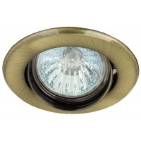Луна RL HL407GAB MR16 GX5.3 max.7W LED алуминиева подвижна Ø86mm/cut 75mm антично зелен Lightex