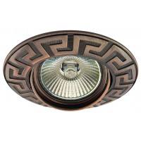 Луна RL HL603RAB MR16 GX5.3 max.7W LED алуминиева подвижна Ø90mm/cut 75mm антично червено Lightex