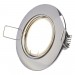 Луна GU10 алуминиева подвижна Ø83mm/cut 75mm хром Lightex