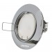Луна GU10 алуминиева подвижна Ø83mm/cut 75mm хром Lightex