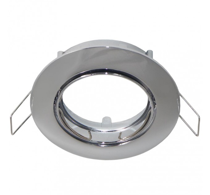 Луна GU10 алуминиева подвижна Ø83mm/cut 75mm хром Lightex