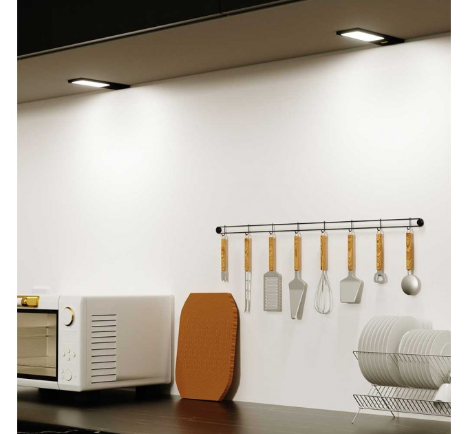 LED мебелна луна  KARY 4W 256lm 4000K 12V DC L168mm W50mm H6.8mm сива Lightex