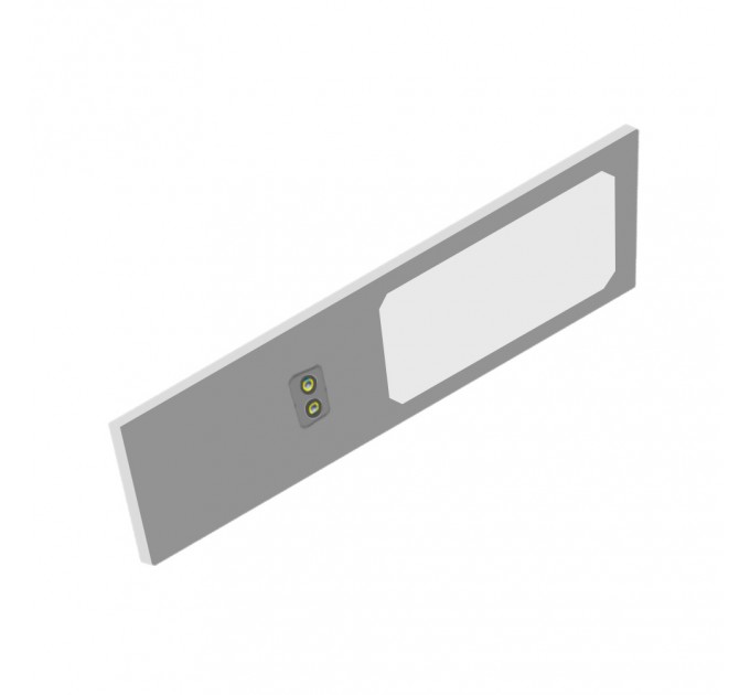 LED мебелна луна  KARY 4W 256lm 4000K 12V DC L168mm W50mm H6.8mm със сензор за близост и димиране сива Lightex