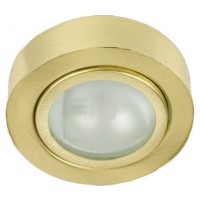 Мебелна луна открит монтаж RL HL4503SG G4 20W Ø50mm H20mm алуминиева  матирано злато с лампа Lightex