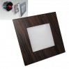 LED луна за вграждане в стена STEP LIGHT 1W 4000K 48306 тъмно дърво EMITHOR