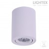 Луна за външен монтаж 1*GU10 max.7W LED кръг бяла Ø80mm Lightex