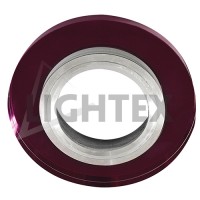 Луна стационарна кръгла стъкло лилаво MR16 max.7W LED Ø90mm/cut 60mm LS200112  Lightex