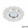Луна стационарна кръгла прозрачен акрил с LED лента 3W 4000K 330lm LS500170 MR16 max.7W LED Ø100x20mm/cut 65mm Lightex