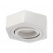 Луна Nano за вграждане 220V  GU10 max 7W бяла шестоъгълна 100х30mm/cut 60mm Lightex
