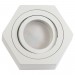 Луна Nano за вграждане 220V  GU10 max 7W бяла шестоъгълна 100х30mm/cut 60mm Lightex
