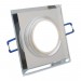 Луна стационарна стъкло прозрачно GU10 90mm x 90mm /cut 75mm Lightex