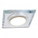 Луна стационарна стъкло прозрачно GU10 90mm x 90mm /cut 75mm Lightex