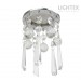 Луна стационарна кръгла хром + кристали LS400206 GU10 max.7W LED Ø85x150mm/cut 55mm Lightex