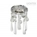 Луна стационарна кръгла хром + кристали LS400206 GU10 max.7W LED Ø85x150mm/cut 55mm Lightex