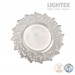 Луна стационарна кръгла прозрачен акрил с LED лента 3W 4000K 170lm LS500170 GU10 max.7W LED Ø100x20mm/cut 65mm Lightex