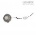 Луна стационарна кръгла прозрачен акрил с LED лента 3W 4000K 170lm LS500170 GU10 max.7W LED Ø100x20mm/cut 65mm Lightex
