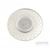Луна стационарна кръгла прозрачен акрил с LED лента 3W 4000K 170lm LS500175 GU10 max.7W LED Ø120x20mm/cut 65mmLightex