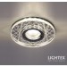 Луна стационарна кръгла прозрачен акрил с LED лента 3W 4000K 170lm LS500175 GU10 max.7W LED Ø120x20mm/cut 65mmLightex
