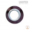 Луна стационарна кръгла стъкло лилаво GU10 max.7W LED Ø90mm/cut 60mm LS200112  Lightex