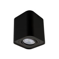 Луна за външен монтаж TOUCAN 1xGU10 max.7W LED овал черна 93х93х105mm Lightex