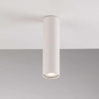 Луна за открит монтаж FLUKE 1XGU10 Ø5.5X20сm бяла Luce Design