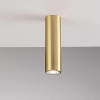Луна за открит монтаж FLUKE 1XGU10 Ø5.5X20сm злато Luce Design