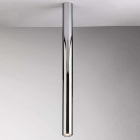 Луна за открит монтаж FLUKE 1XGU10 Ø5.5X75сm хром Luce Design