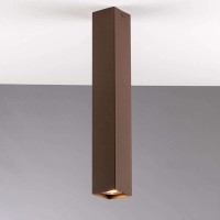 Луна за открит монтаж FLUKE 1XGU10 6X6Х40сm кафява Luce Design