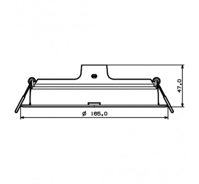 Philips LED луна за вграждане MESON 17W 4000K 1750lm 220V Ø150mm бяла
