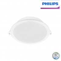Philips LED луна за вграждане MESON 150 16.5W 4000K 1750lm 220V кръг Ø165mm/cut  Ø150mm бяла