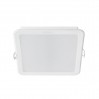 Philips LED луна за вграждане MESON 13W 6500K 1300lm 220V 125х125mm бяла