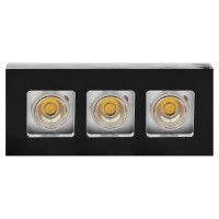 Луна акрил черно и прозрачно с  LED 3x1W  3000К~3500К Lightex