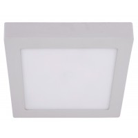 LED луна бяла  открит монтаж 220V 18W IP40 120D 225х225 квадратна 4000K 1580lm Lightex