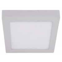 LED луна бяла  открит монтаж 220V 12W IP40 120D 170х170 квадратна 4000K 860lm Lightex