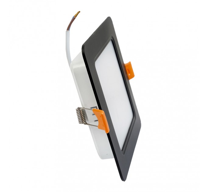 LED луна CARO черна влагозащитена 220V 18W IP54 CCT 1440lm 170x170mm/cut 145x145mm Lightex