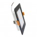 LED луна CARO черна влагозащитена 220V 18W IP54 CCT 1440lm 170x170mm/cut 145x145mm Lightex