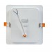 LED луна CARO черна влагозащитена 220V 18W IP54 CCT 1440lm 170x170mm/cut 145x145mm Lightex