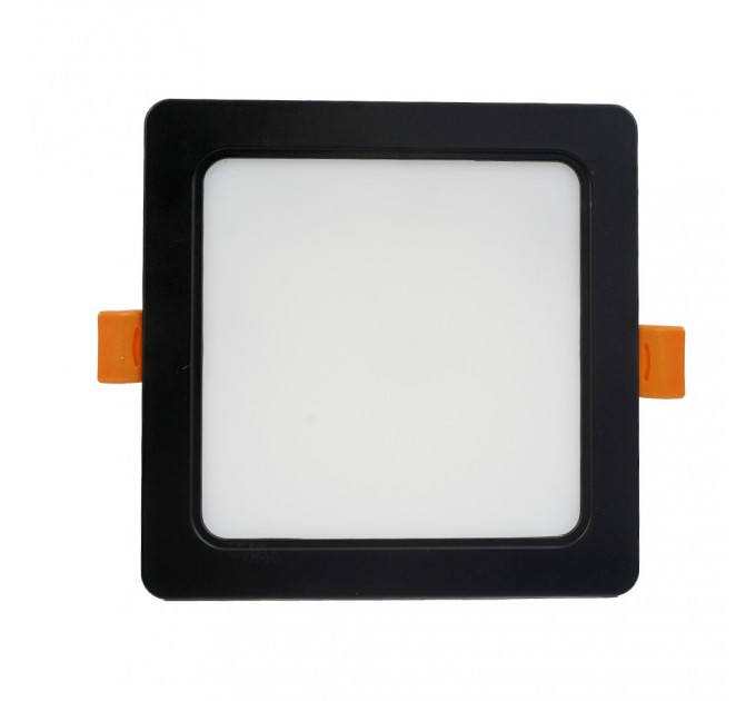 LED луна CARO черна влагозащитена 220V 18W IP54 CCT 1440lm 170x170mm/cut 145x145mm Lightex