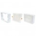 LED луна CARO 2в1 за скрит и открит монтаж бяла влагозащитена 220V 12W IP54 CCT 960lm 145x145mm/cut 120x120mm Lightex