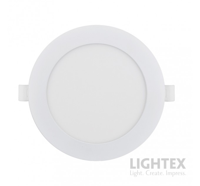 LED луна CARO N бяла влагозащитена 220V 5W IP54 CCT 425lm Ø95xH22mm/ cut 75mm Lightex