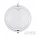 LED луна CARO N бяла влагозащитена 220V 5W IP54 CCT 425lm Ø95xH22mm/ cut 75mm Lightex
