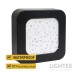 LED луна CARO N за скрит и открит монтаж черна влагозащитена 220V 9W IP54 CCT 765lm 120x120xH31mm/ cut 100x100mm Lightex