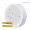 LED луна CARO N за скрит и открит монтаж бяла влагозащитена 220V 12W IP54 CCT 1020lm Ø145xH31mm/ cut Ø125mm Lightex