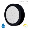 LED луна CARO N за скрит и открит монтаж черна влагозащитена 220V 24W IP54 CCT 2040lm Ø225xH32mm/ cut Ø205mm Lightex