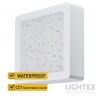 LED луна CARO N за скрит и открит монтаж бяла влагозащитена 220V 18W IP54 CCT 1530lm 170x170xH31mm/ cut 150x150mm Lightex