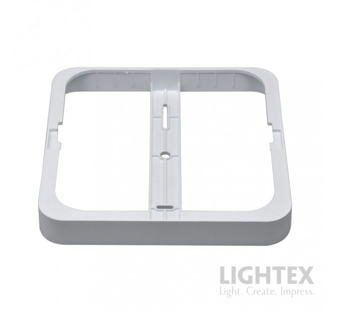 LED луна CARO N за скрит и открит монтаж бяла влагозащитена 220V 18W IP54 CCT 1530lm 170x170xH31mm/ cut 150x150mm Lightex