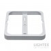 LED луна CARO N за скрит и открит монтаж бяла влагозащитена 220V 18W IP54 CCT 1530lm 170x170xH31mm/ cut 150x150mm Lightex