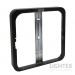 LED луна CARO N за скрит и открит монтаж черна влагозащитена 220V 24W IP54 CCT 2040lm 225x225xH32mm/ cut 205x205mm Lightex