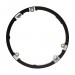 Рамка за LED луна CARO черна 18W Ø171mm Lightex